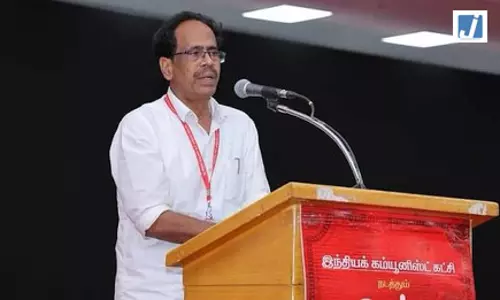तमिलनाडु में बदले समीकरण, डीएमके के साथ जाने की संभावना नहीं: सीपीआई तमिलनाडु में बदले समीकरण, डीएमके के साथ जाने की संभावना नहीं: सीपीआई