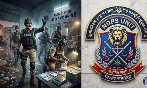 NDPS रेड के बीच साउथ अफ्रीकी महिला ने चौथी मंजिल से लगाई छलांग, मौत