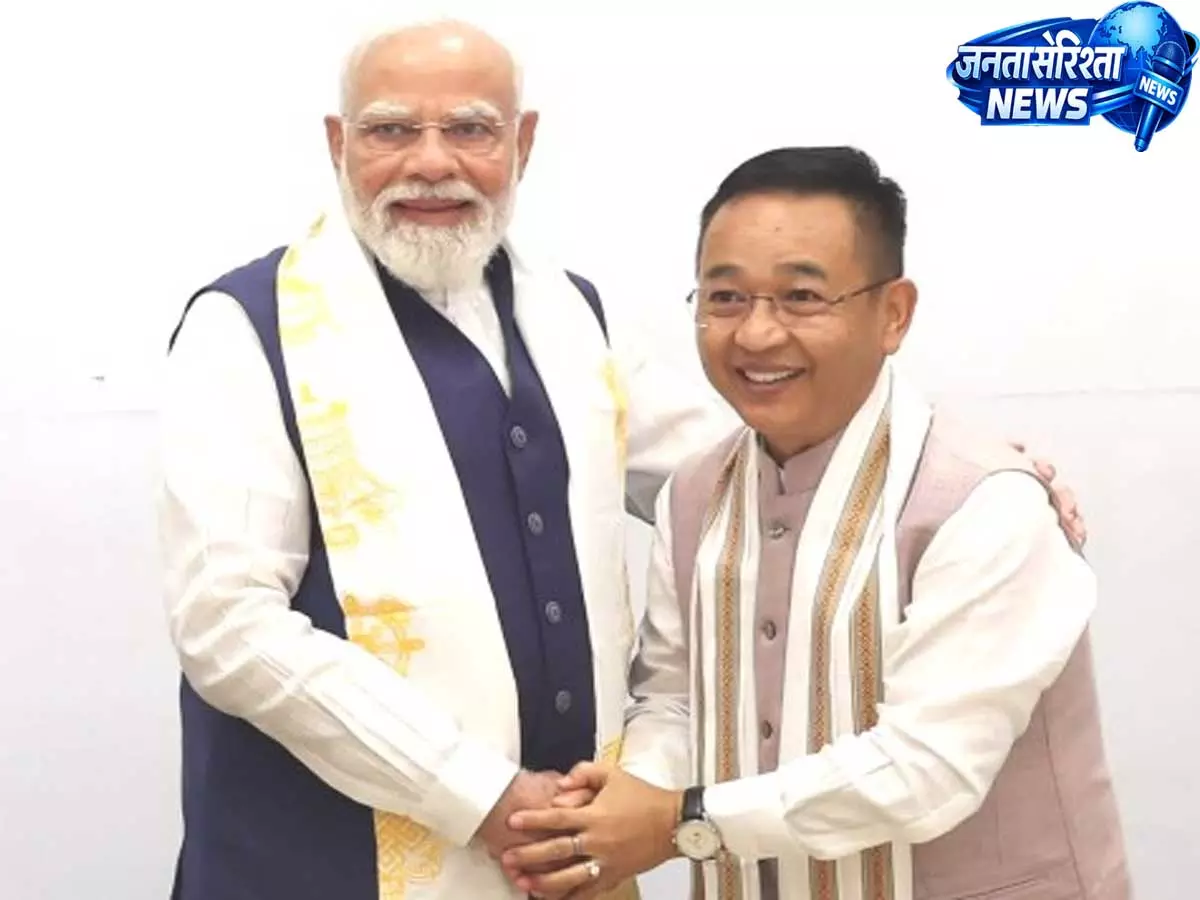 Sikkim के मुख्यमंत्री ने NDA बैठक में लिया हिस्सा, पीएम मोदी को दी ऐतिहासिक उपलब्धि पर बधाई Sikkim के मुख्यमंत्री ने NDA बैठक में लिया हिस्सा, पीएम मोदी को दी ऐतिहासिक उपलब्धि पर बधाई