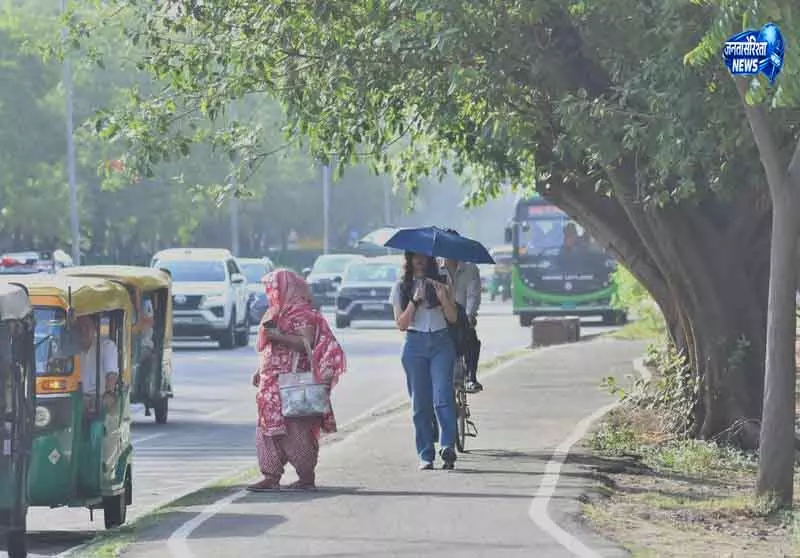 Punjab -हरियाणा में भीषण गर्मी, पारा 46.2°C तक पहुंचा Punjab -हरियाणा में भीषण गर्मी, पारा 46.2°C तक पहुंचा