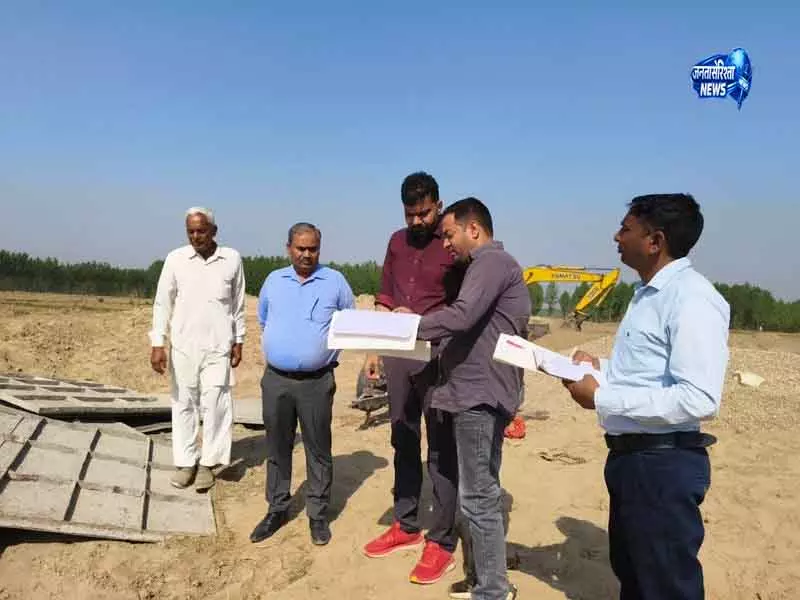 Haryana में बाढ़ से बचाव की तैयारियों का निरीक्षण Haryana में बाढ़ से बचाव की तैयारियों का निरीक्षण