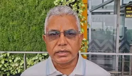 राहुल गांधी के साथ अभिषेक बनर्जी की मुलाकात पर मंत्री दिलीप घोष का तंज, कहा- टीएमसी खुद साइन बोर्ड बनी राहुल गांधी के साथ अभिषेक बनर्जी की मुलाकात पर मंत्री दिलीप घोष का तंज, कहा- टीएमसी खुद साइन बोर्ड बनी