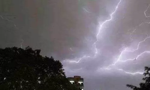 तेज हवाओं और बिजली गिरने की आशंका को लेकर IMD का रेड अलर्ट तेज हवाओं और बिजली गिरने की आशंका को लेकर IMD का रेड अलर्ट