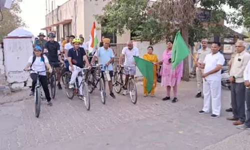 राजस्थानः सीकर में विश्व बाल श्रम निषेध दिवस पर निकाली साइकिल जन जागरूकता रैली राजस्थानः सीकर में विश्व बाल श्रम निषेध दिवस पर निकाली साइकिल जन जागरूकता रैली