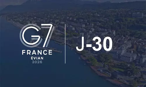 फ्रांस में होने वाली G7 बैठक में भू-राजनीतिक संकट और AI पर रहेगा फोकस फ्रांस में होने वाली G7 बैठक में भू-राजनीतिक संकट और AI पर रहेगा फोकस