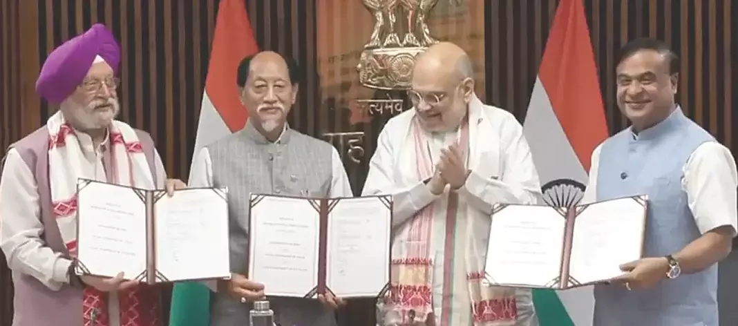 ऐतिहासिक समझौते से नागालैंड में तेल की खोज का रास्ता खुला ऐतिहासिक समझौते से नागालैंड में तेल की खोज का रास्ता खुला