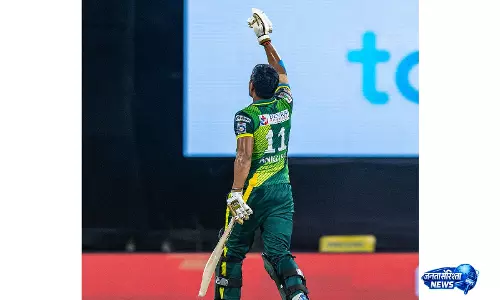 MPL T20 में चंबल घड़ियाल्स का कमाल, 258 रन का रिकॉर्ड लक्ष्य किया हासिल MPL T20 में चंबल घड़ियाल्स का कमाल, 258 रन का रिकॉर्ड लक्ष्य किया हासिल