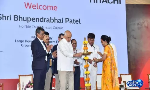 Gujarat में 2,000 करोड़ रुपये की हिटाची एनर्जी परियोजना का भूमि पूजन Gujarat में 2,000 करोड़ रुपये की हिटाची एनर्जी परियोजना का भूमि पूजन