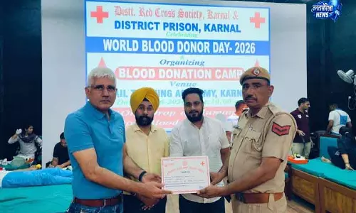 Karnal ट्रेनिंग अकादमी में 94 स्वयंसेवकों ने रक्तदान किया Karnal ट्रेनिंग अकादमी में 94 स्वयंसेवकों ने रक्तदान किया