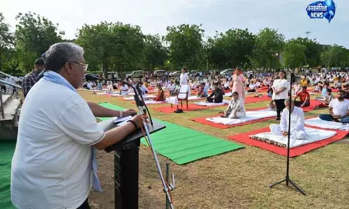 विकसित भारत के लिए योग अहम: Haryana के कैबिनेट मंत्री विकसित भारत के लिए योग अहम: Haryana के कैबिनेट मंत्री