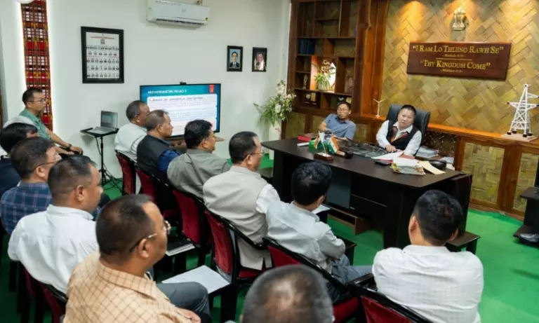 Mizoram: तुइवाई हाइडल प्रोजेक्ट में तेजी के साथ P&E विभाग के कॉर्पोरेटाइज़ेशन की तैयारी Mizoram: तुइवाई हाइडल प्रोजेक्ट में तेजी के साथ P&E विभाग के कॉर्पोरेटाइज़ेशन की तैयारी