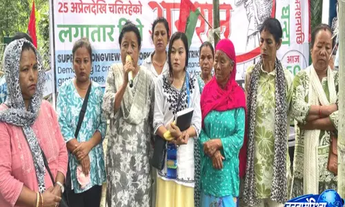 लॉन्गव्यू चाय बागान के मज़दूरों ने 72 घंटे की भूख हड़ताल का किया ऐलान