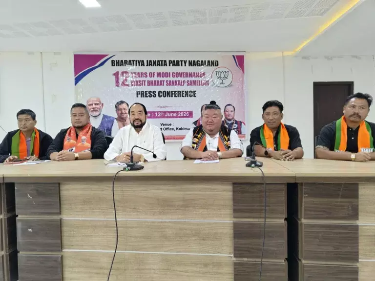 KOHIMA: राज्य भाजपा ने मोदी सरकार के 12 वर्ष पूरे होने पर मनाया उत्सव KOHIMA: राज्य भाजपा ने मोदी सरकार के 12 वर्ष पूरे होने पर मनाया उत्सव