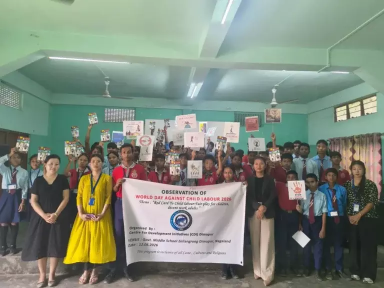 Nagaland में विश्व बाल श्रम निषेध दिवस पर जागरूकता कार्यक्रम आयोजित Nagaland में विश्व बाल श्रम निषेध दिवस पर जागरूकता कार्यक्रम आयोजित