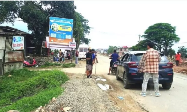 NH-102 पर नाकेबंदी का आठवां दिन; प्रदर्शनकारी छह नागाओं के लिए न्याय की मांग
