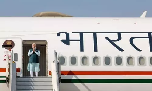 पीएम मोदी फ्रांस दौरे पर रवाना; नवाचार, निवेश और रणनीतिक साझेदारी पर रहेगा फोकस पीएम मोदी फ्रांस दौरे पर रवाना; नवाचार, निवेश और रणनीतिक साझेदारी पर रहेगा फोकस