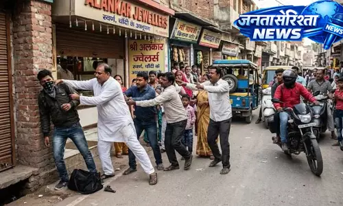 Damodarpur : ज्वेलरी शोरूम पर दिनदहाड़े लूट, विरोध करने पर फायरिंग