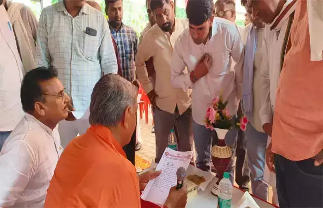 Narnail: 12 वर्षों में भारत ने विकास के नए कीर्तिमान स्थापित किए: धर्मबीर Narnail: 12 वर्षों में भारत ने विकास के नए कीर्तिमान स्थापित किए: धर्मबीर