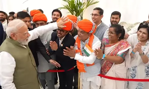 मोदी के पहुंचते ही नीस में गूंजे ‘भारत माता की जय’ के नारे