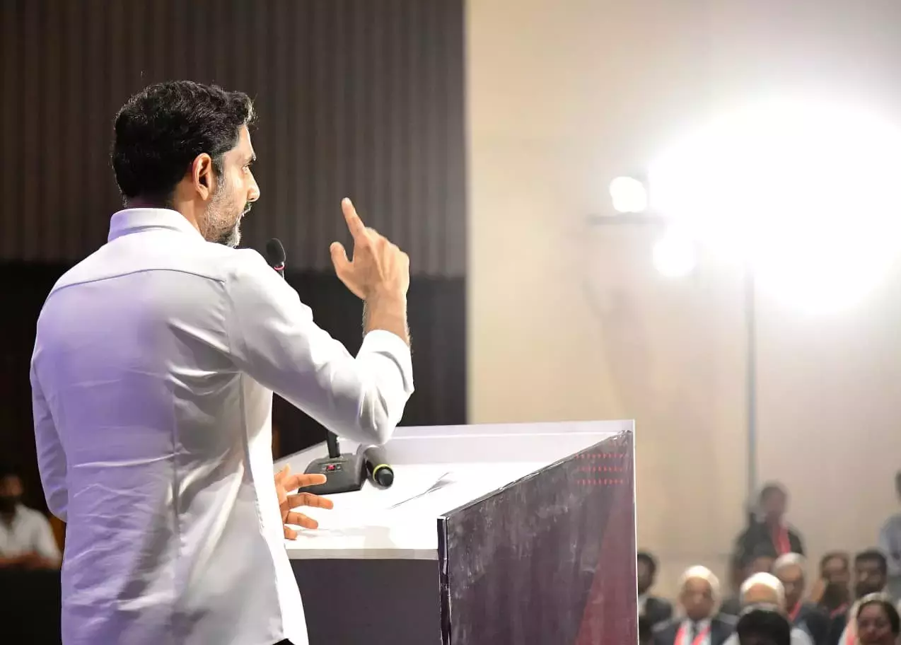 Andhra: पिछले दो वर्षों में आंध्र प्रदेश विनाश से विकास की ओर बढ़ा है: लोकेश