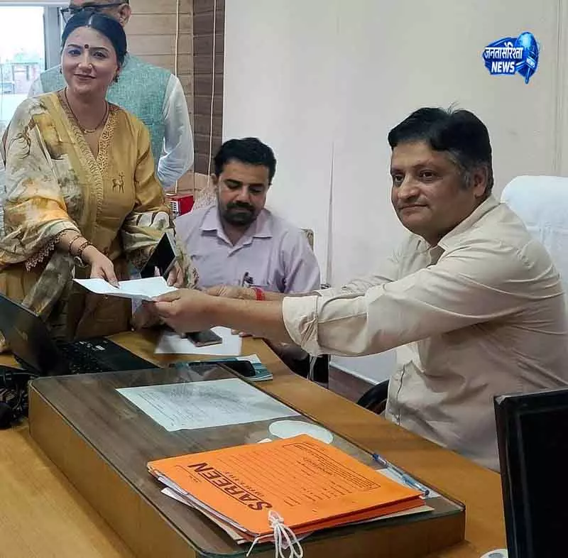 नीति महाजन बनीं Nurpur नगर निकाय प्रमुख नीति महाजन बनीं Nurpur नगर निकाय प्रमुख