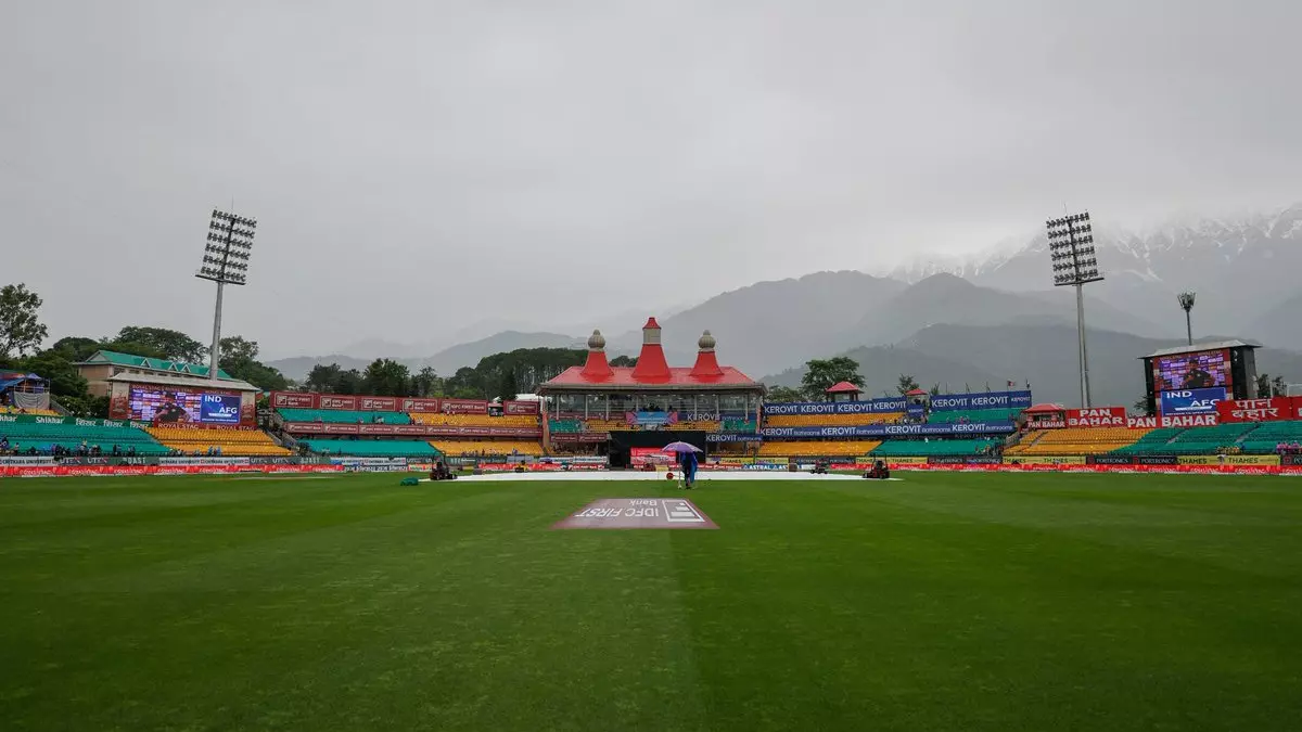 धर्मशाला में भारत-अफगानिस्तान वनडे मैच में बारिश से टॉस में देरी