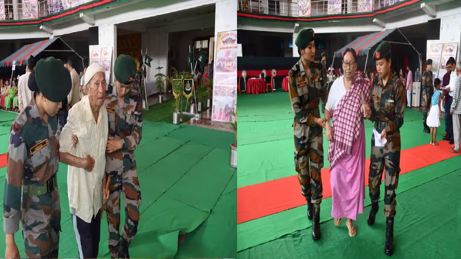 Assam राइफल्स ने मणिपुर में विस्थापित परिवारों को राहत दी Assam राइफल्स ने मणिपुर में विस्थापित परिवारों को राहत दी