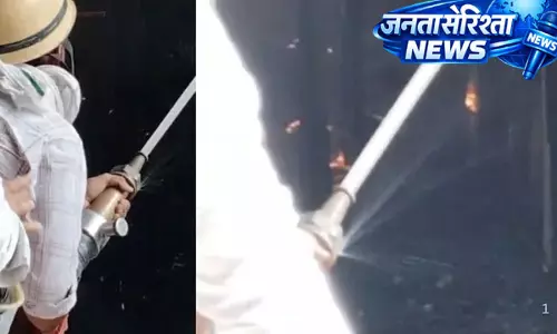 Dharuhera ; जिंदल कंपनी में लगी आग, मशीन में शॉर्ट सर्किट से हादसा, सभी कर्मचारी सुरक्षित Dharuhera ; जिंदल कंपनी में लगी आग, मशीन में शॉर्ट सर्किट से हादसा, सभी कर्मचारी सुरक्षित