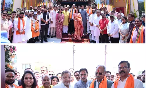 रायपुर पश्चिम को 1.20 करोड़ के विकास कार्यों की सौगात, MP बृजमोहन अग्रवाल ने किया महतारी सदन और महिला योग भवन का लोकार्पण