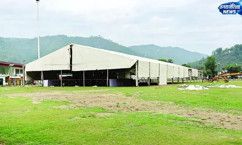 शपथ समारोह की तैयारियां तेज शपथ समारोह की तैयारियां तेज