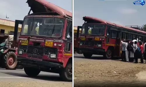 चलती बस में छत का खुला हिस्सा, वायरल वीडियो ने सुरक्षा व्यवस्था पर उठाए सवाल चलती बस में छत का खुला हिस्सा, वायरल वीडियो ने सुरक्षा व्यवस्था पर उठाए सवाल