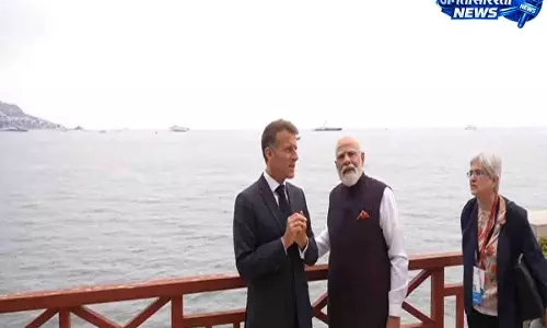PM Modi फ्रांस के राष्ट्रपति मैक्रों ने नीस में विला केर्लियोस का दौरा किया PM Modi फ्रांस के राष्ट्रपति मैक्रों ने नीस में विला केर्लियोस का दौरा किया