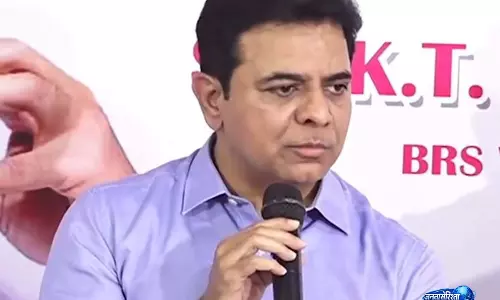 रेवंत रेड्डी वह व्यक्ति है जिसने मीनाक्षी नटराजन की पीठ में छुरा घोंपा था: KTR रेवंत रेड्डी वह व्यक्ति है जिसने मीनाक्षी नटराजन की पीठ में छुरा घोंपा था: KTR