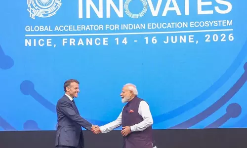 भारत इनोवेशन कार्यक्रम में मैक्रों की भागीदारी पर बोले पीएम मोदी भारत इनोवेशन कार्यक्रम में मैक्रों की भागीदारी पर बोले पीएम मोदी