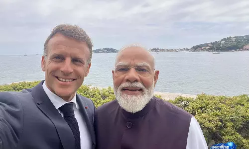 मैक्रों ने कहा—PM मोदी का दौरा भारत-फ्रांस साझेदारी की मजबूती का संकेत मैक्रों ने कहा—PM मोदी का दौरा भारत-फ्रांस साझेदारी की मजबूती का संकेत