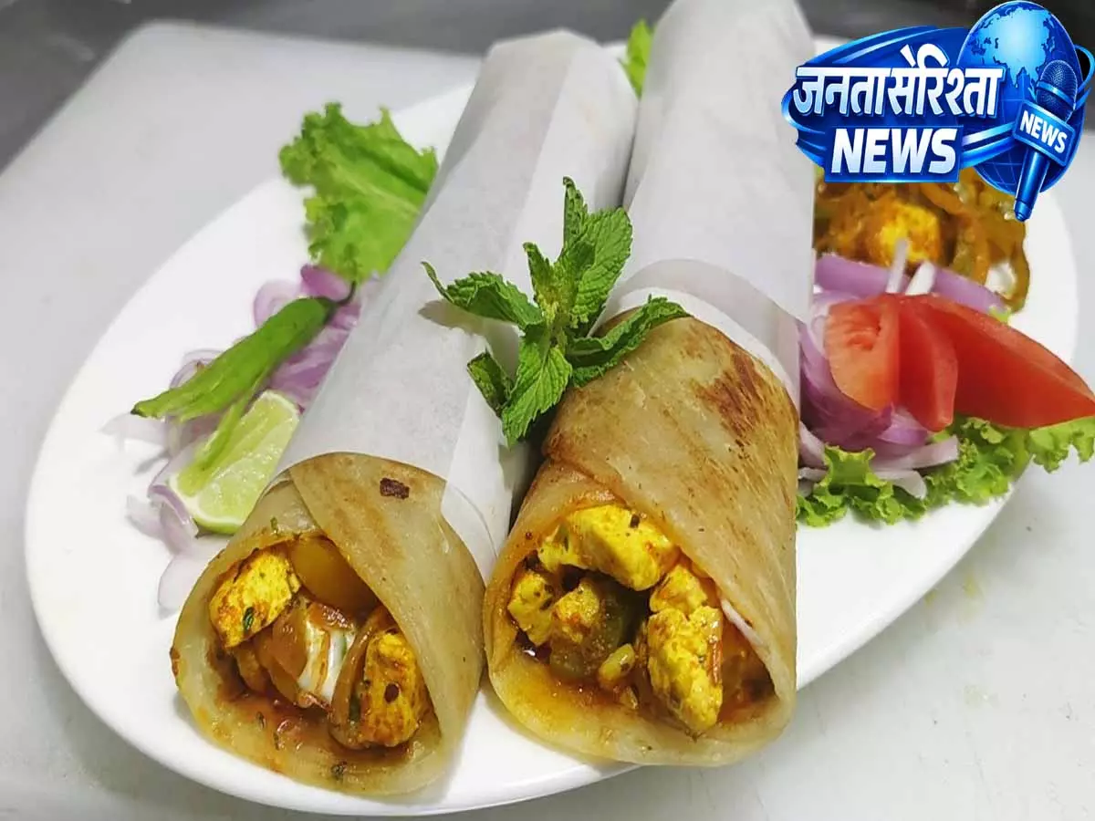 पनीर टिक्का काठी रोल बनाने की झटपट और टेस्टी रेसिपी पनीर टिक्का काठी रोल बनाने की झटपट और टेस्टी रेसिपी