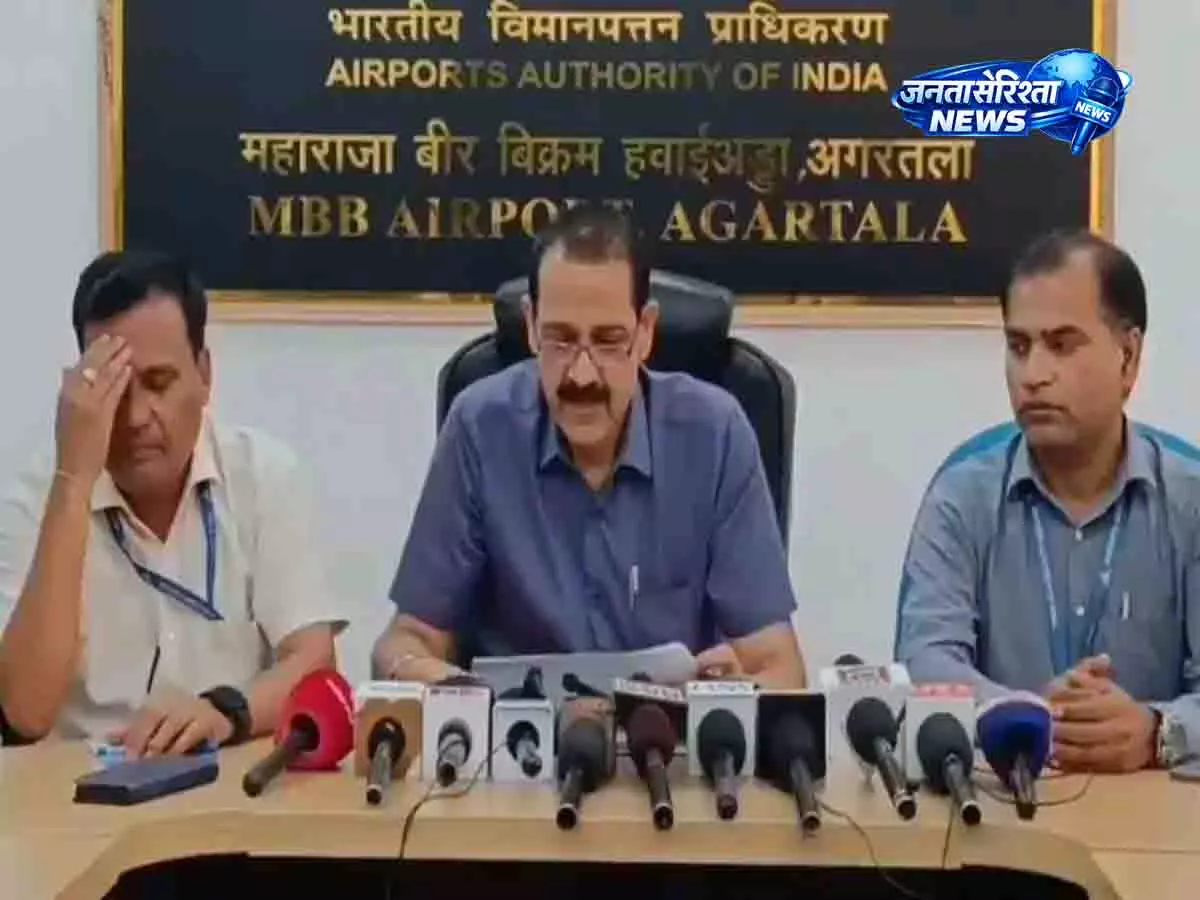 Tripura का MBB एयरपोर्ट कार्बन न्यूट्रैलिटी की ओर बढ़ रहा Tripura का MBB एयरपोर्ट कार्बन न्यूट्रैलिटी की ओर बढ़ रहा