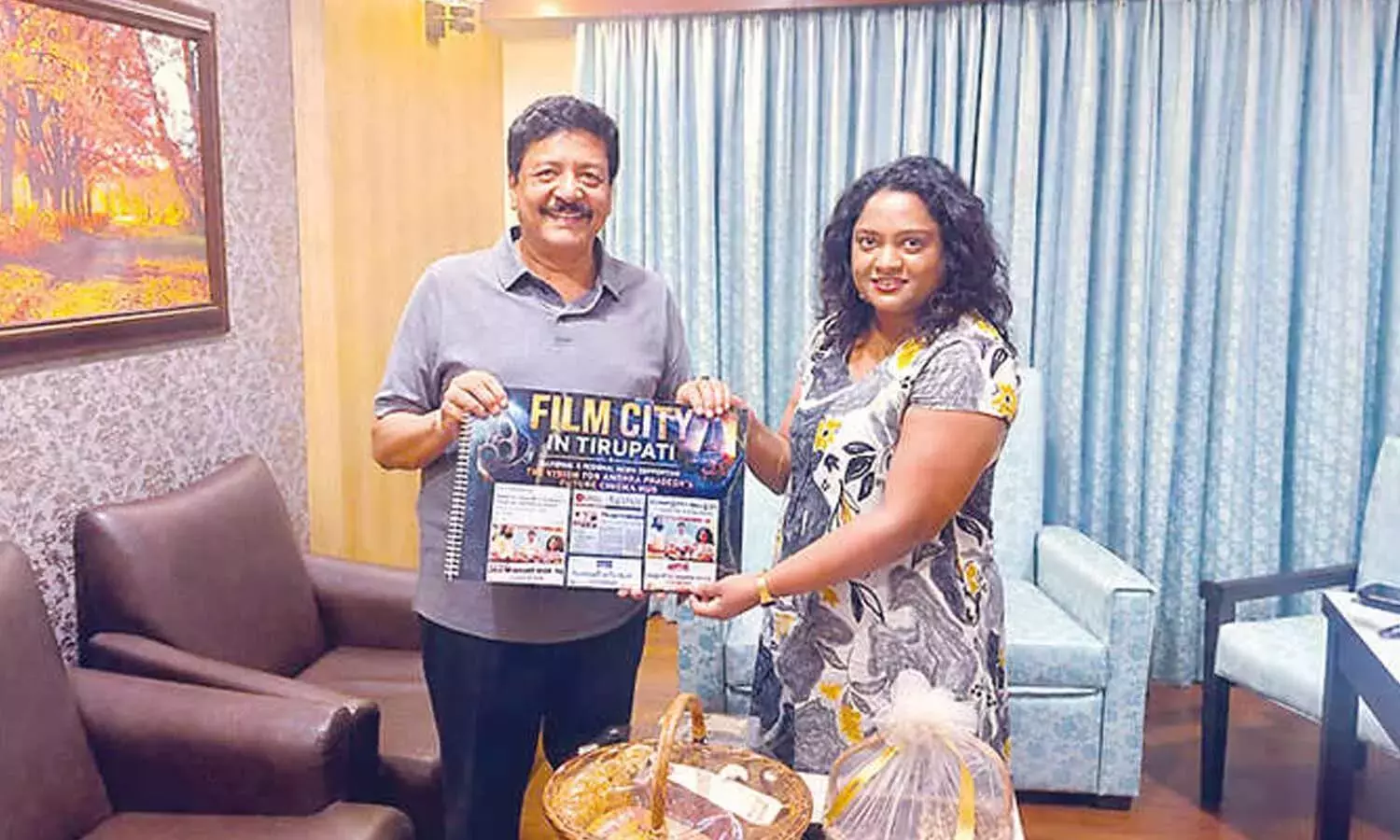 Andhra: तिरुपति एक बड़े सिने-हब के तौर पर विकसित होने के लिए तैयार है Andhra: तिरुपति एक बड़े सिने-हब के तौर पर विकसित होने के लिए तैयार है
