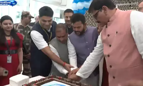Jewar : नोएडा इंटरनेशनल एयरपोर्ट की पहली उड़ान का शुभारंभ Jewar : नोएडा इंटरनेशनल एयरपोर्ट की पहली उड़ान का शुभारंभ