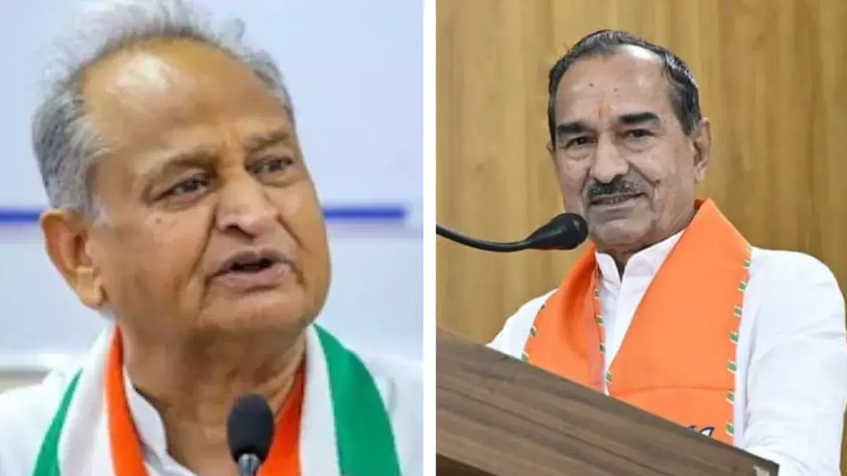 Jaipur: मदन राठौड़ ने गहलोत के बयान पर कांग्रेस को घेरा Jaipur: मदन राठौड़ ने गहलोत के बयान पर कांग्रेस को घेरा