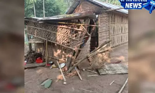 जंगली हाथियों के हमले से Meghalaya में दहशत, घर को भारी नुकसान जंगली हाथियों के हमले से Meghalaya में दहशत, घर को भारी नुकसान