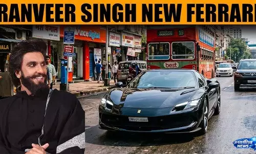 Ferrari 296 GTB में नजर आए Ranveer Singh