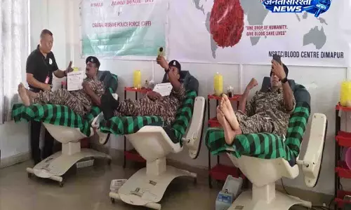 Dimapur के जिला अस्पताल और CIHSR में विश्व रक्तदाता दिवस मनाया गया Dimapur के जिला अस्पताल और CIHSR में विश्व रक्तदाता दिवस मनाया गया