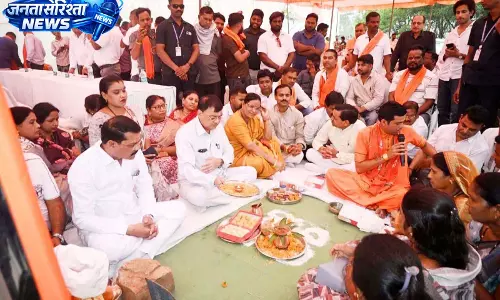 उद्योग मंत्री ने पौने 37 करोड़ रूपए के जलप्रदाय योजना विस्तार कार्य का किया भूमिपूजन उद्योग मंत्री ने पौने 37 करोड़ रूपए के जलप्रदाय योजना विस्तार कार्य का किया भूमिपूजन
