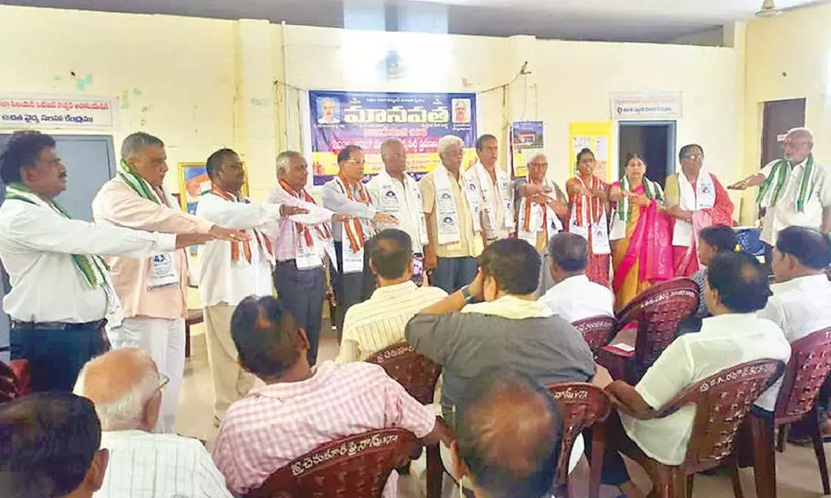 Andhra: मारुबोयिना नए मानवथा राज्य संयोजक Andhra: मारुबोयिना नए मानवथा राज्य संयोजक