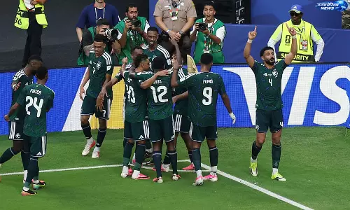 World Cup 2026: सऊदी अरब और उरुग्वे के बीच रोमांचक मुकाबला 1-1 से ड्रॉ World Cup 2026: सऊदी अरब और उरुग्वे के बीच रोमांचक मुकाबला 1-1 से ड्रॉ