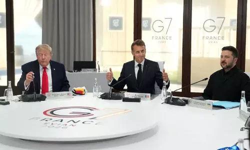 G7 एवियन: यूक्रेन पर पहले सेशन के साथ अहम समिट की शुरुआत G7 एवियन: यूक्रेन पर पहले सेशन के साथ अहम समिट की शुरुआत