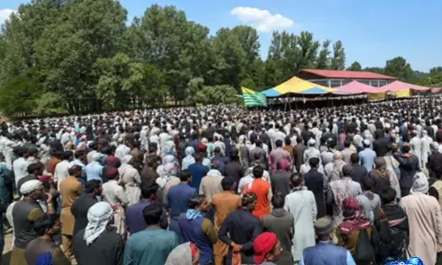PoJK: लंबे समय से चल रहे विरोध-प्रदर्शनों के बीच JAAC ने संकट बढ़ने के लिए PML-N और PPP को ज़िम्मेदार ठहराया PoJK: लंबे समय से चल रहे विरोध-प्रदर्शनों के बीच JAAC ने संकट बढ़ने के लिए PML-N और PPP को ज़िम्मेदार ठहराया