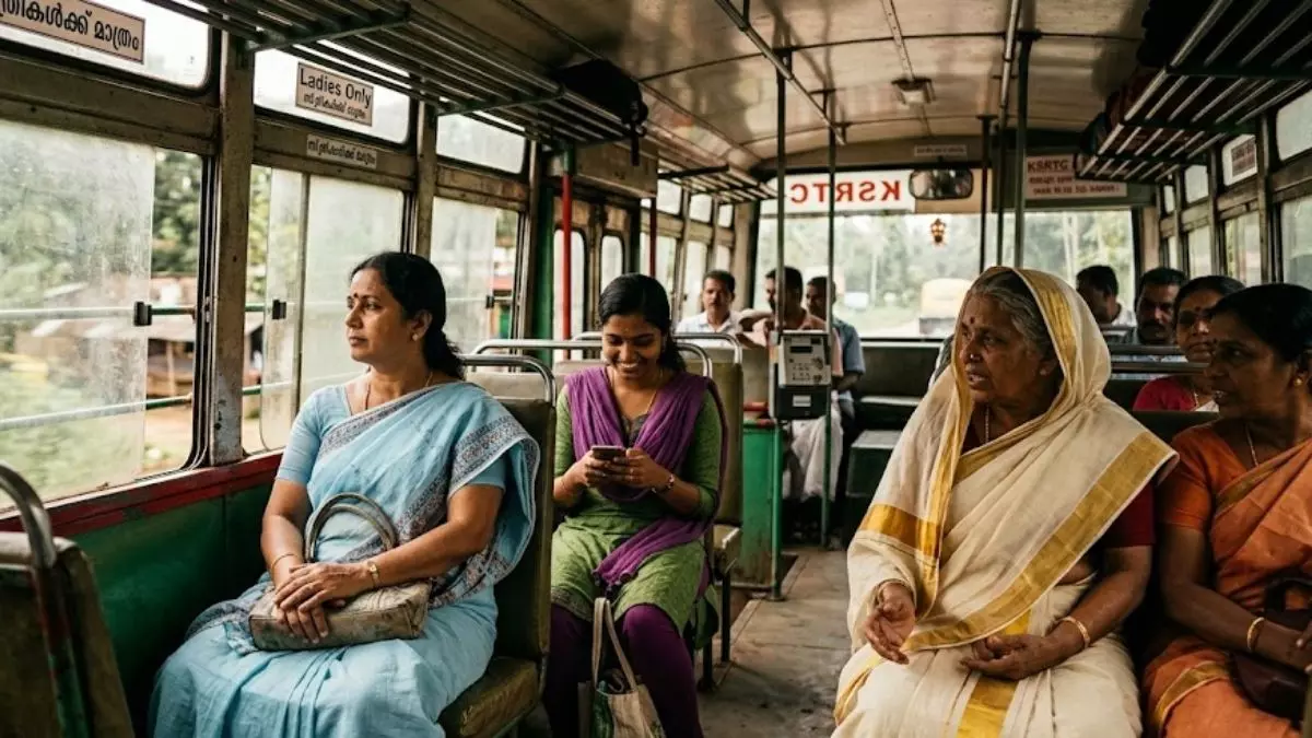 Kerala: महिला यात्रियों की संख्या 13 लाख तक पहुंची, पुरुष यात्रियों में गिरावट Kerala: महिला यात्रियों की संख्या 13 लाख तक पहुंची, पुरुष यात्रियों में गिरावट