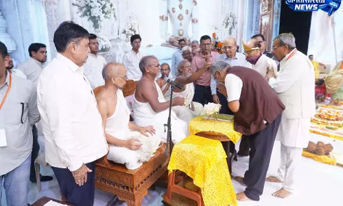 आचार्य पदारोहण एवं सहस्त्रावधान तपस्या महोत्सव में शामिल हुए बृजमोहन अग्रवाल आचार्य पदारोहण एवं सहस्त्रावधान तपस्या महोत्सव में शामिल हुए बृजमोहन अग्रवाल